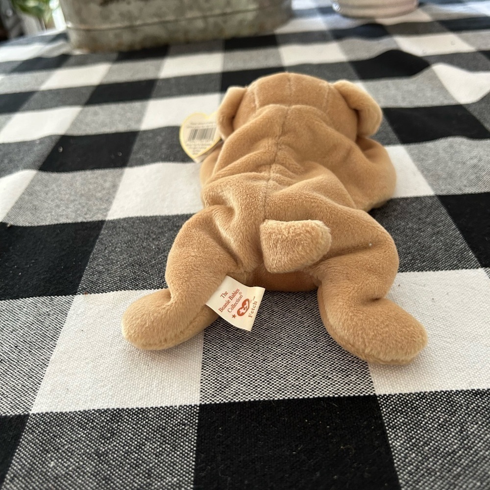 TY beanie babies fetch born 1997 brown puppy dog - Picture 11 of 13